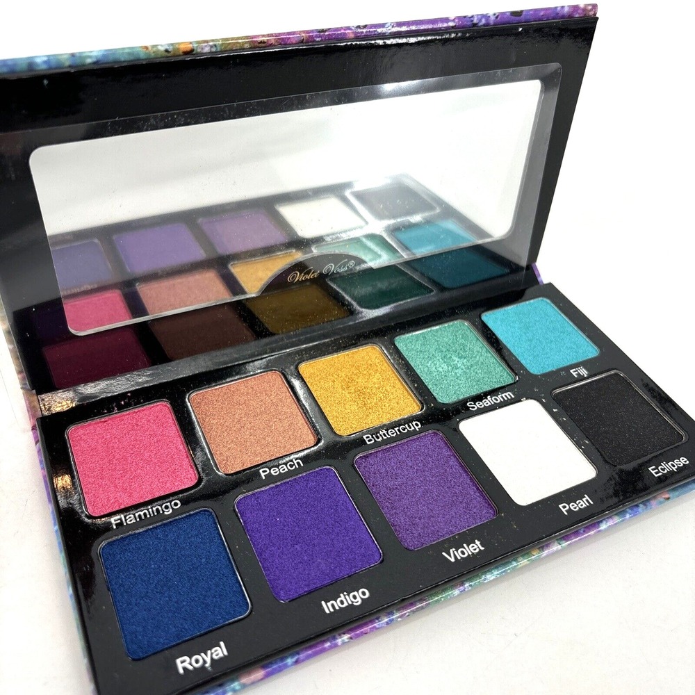 Violet Voss‎ Eye Shadow Palette - 'The Rainbow' Glitter 10-Color NEW